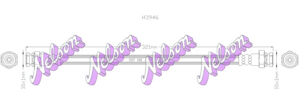 Brake Hose (H3946)