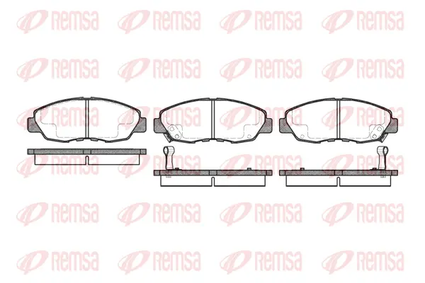 Brake Pad Set, disc brake (0324 02)