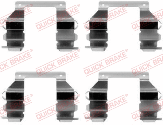 Accessory Kit, disc brake pad (109-1103)