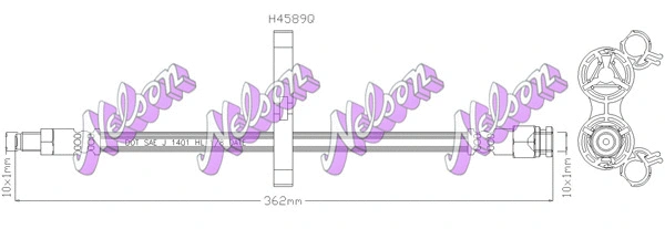 Brake Hose (H4589Q)