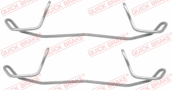 Accessory Kit, disc brake pad (109-1123)