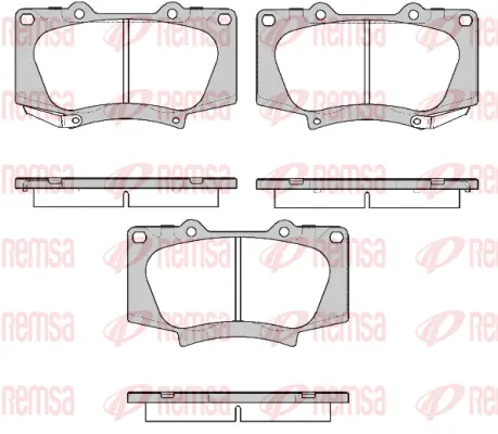 Brake Pad Set, disc brake (0988 22)