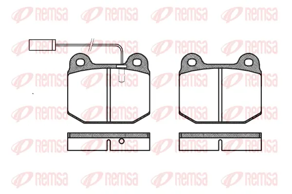 Brake Pad Set, disc brake (0014 21)