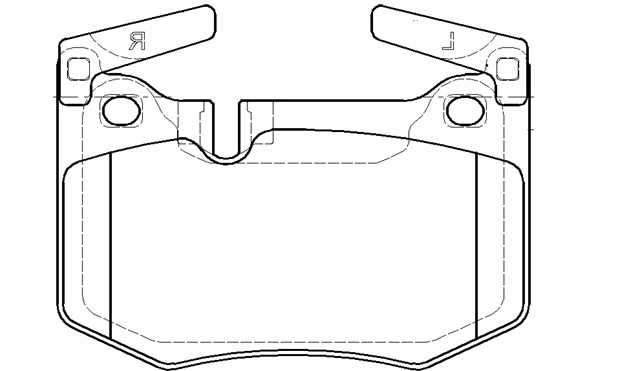 Brake Pad Set, disc brake (1979 02)