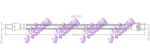 Brake Hose (H6911)
