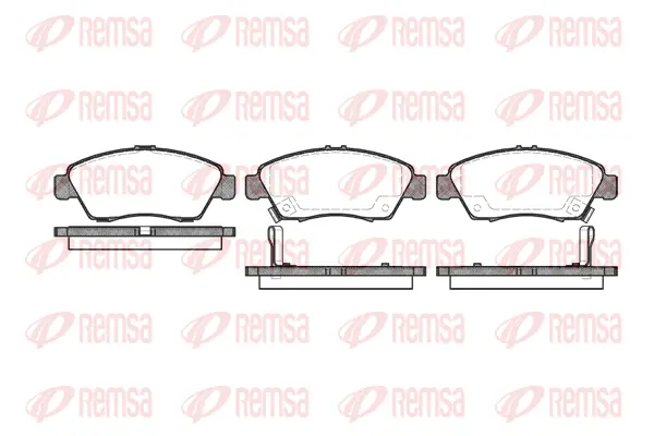 Brake Pad Set, disc brake (0418 02)