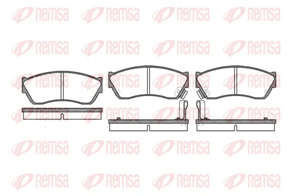 Brake Pad Set, disc brake (0147 22)