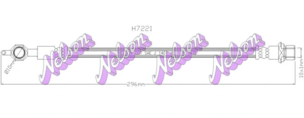Brake Hose (H7221)
