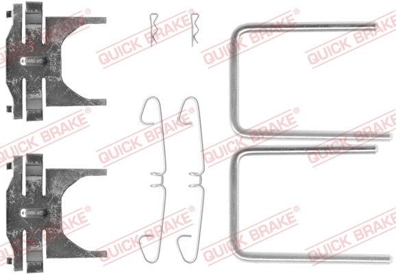Accessory Kit, disc brake pad (109-0928)
