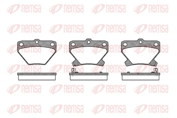 Brake Pad Set, disc brake (0741 02)