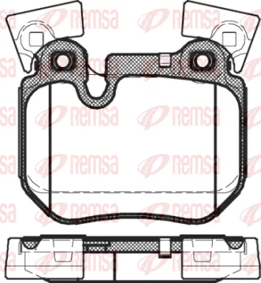 Brake Pad Set, disc brake (1373 00)