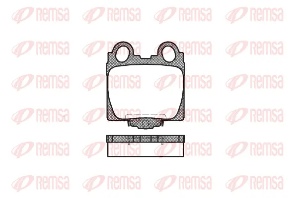 Brake Pad Set, disc brake (0743 04)
