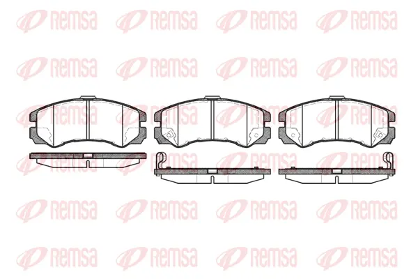 Brake Pad Set, disc brake (0425 22)