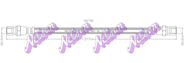 Brake Hose (H6781)