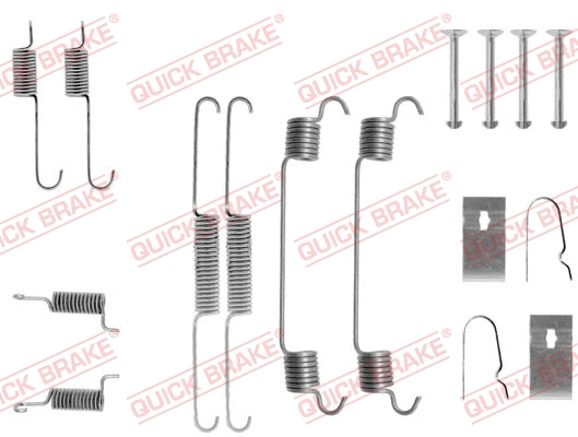 Accessory Kit, brake shoes (105-0675)