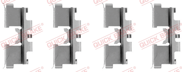 Accessory Kit, disc brake pad (109-1068)