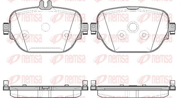 Brake Pad Set, disc brake (1725 08)