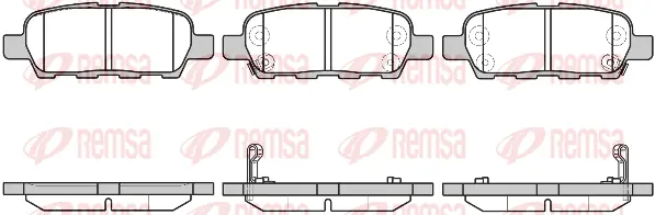 Brake Pad Set, disc brake (0876 29)