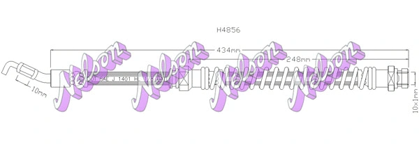 Brake Hose (H4856)