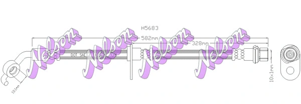 Brake Hose (H5683)