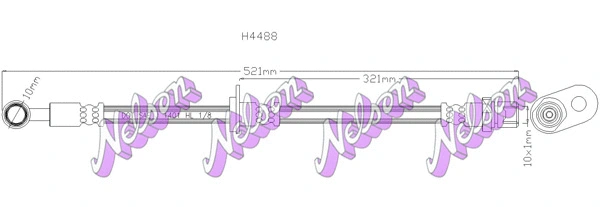 Brake Hose (H4488)