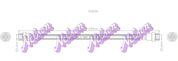 Brake Hose (H3606)