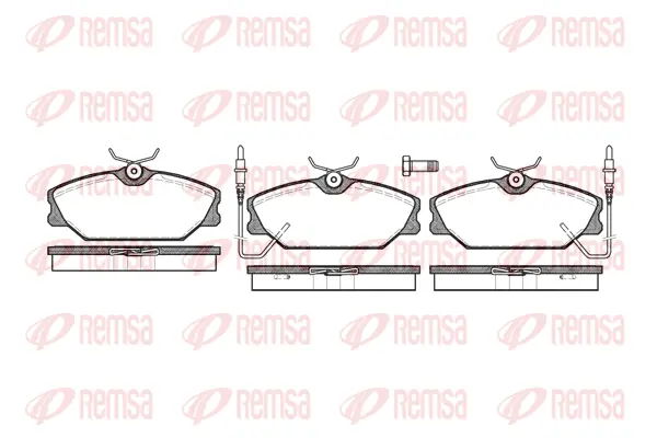 Brake Pad Set, disc brake (0208 02)