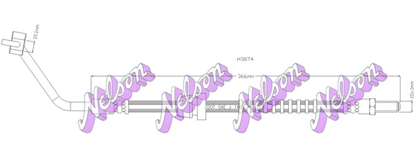 Brake Hose (H3874)
