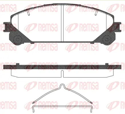 Brake Pad Set, disc brake (1312 00)