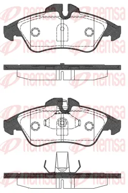 Brake Pad Set, disc brake (0578 10)