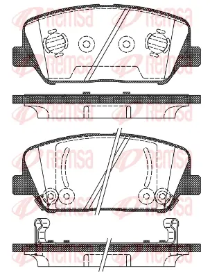 Brake Pad Set, disc brake (1398 02)