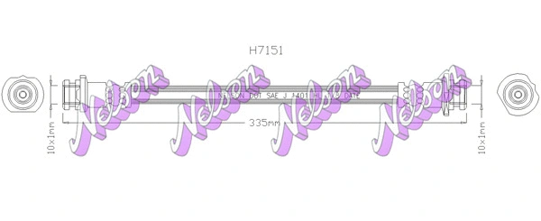 Brake Hose (H7151)