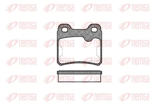 Brake Pad Set, disc brake (0282 10)
