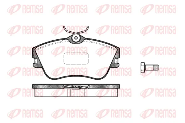 Brake Pad Set, disc brake (0480 00)