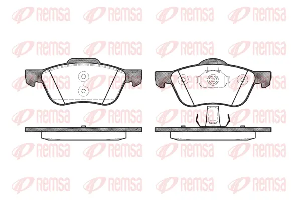 Brake Pad Set, disc brake (0844 00)