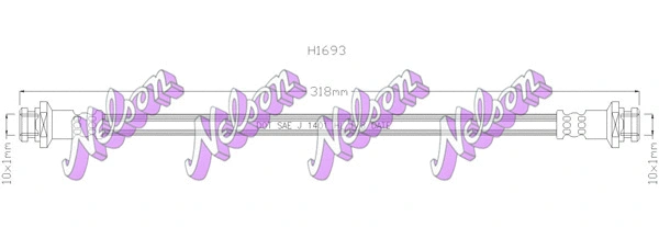 Brake Hose (H1693)