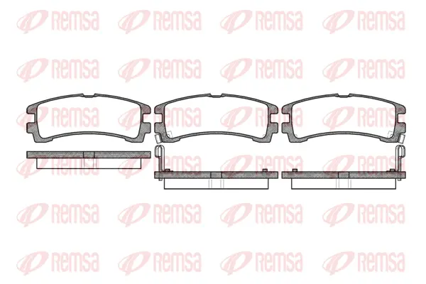 Brake Pad Set, disc brake (0347 02)