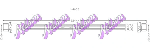 Brake Hose (H4633)