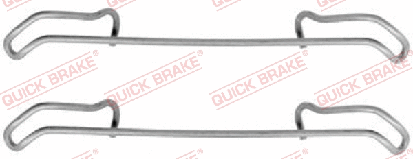 Accessory Kit, disc brake pad (109-1056)