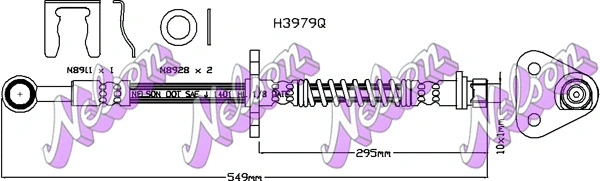 Brake Hose (H3979Q)