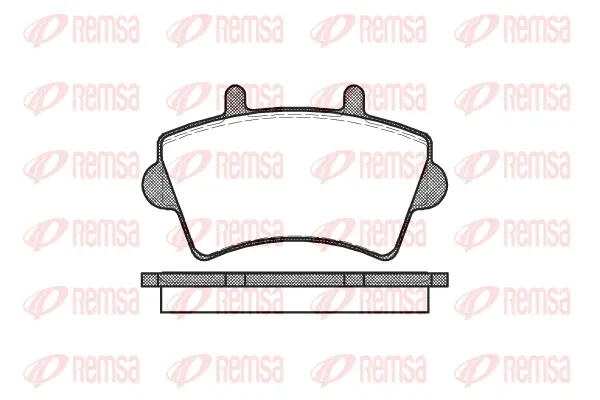 Brake Pad Set, disc brake (0819 00)