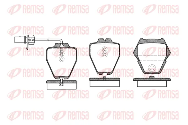 Brake Pad Set, disc brake (0752 22)