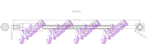 Brake Hose (H3929)