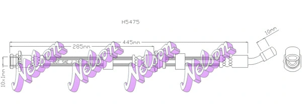 Brake Hose (H5475)