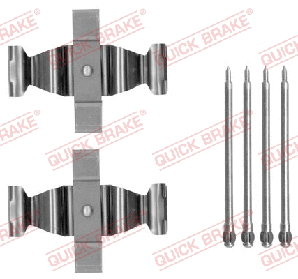 Accessory Kit, disc brake pad (109-1803)