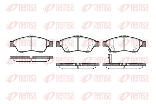 Brake Pad Set, disc brake (0875 01)