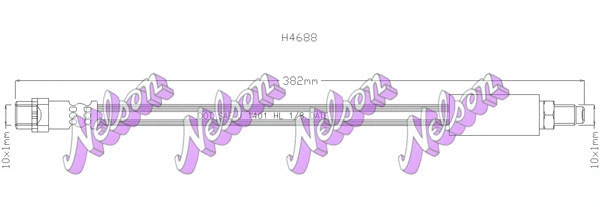 Brake Hose (H4688)
