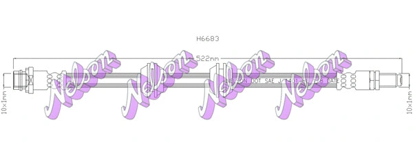 Brake Hose (H6683)
