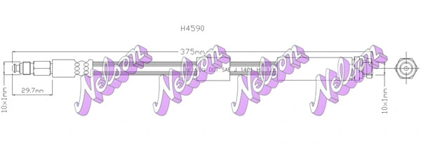 Brake Hose (H4590)