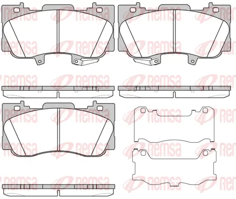 Brake Pad Set, disc brake (1685 02)